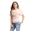 Ariat Ladies Welcome Tee Peach Melba