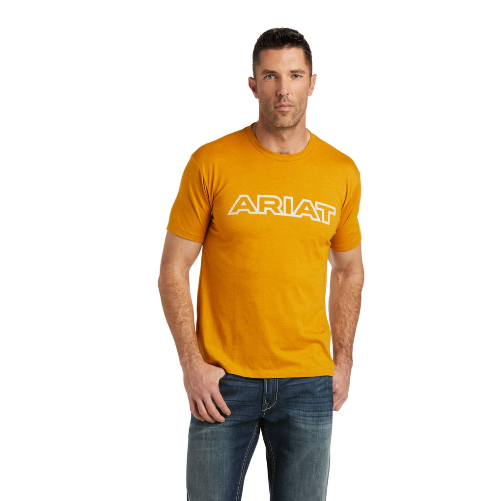 Ariat Mens Buckaroo Tee Buckhorn Heather