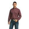 Ariat Mens Wrinkle Free Oswin Classic Shirt Royal Seal