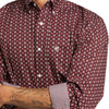 Ariat Mens Wrinkle Free Oswin Classic Shirt Royal Seal