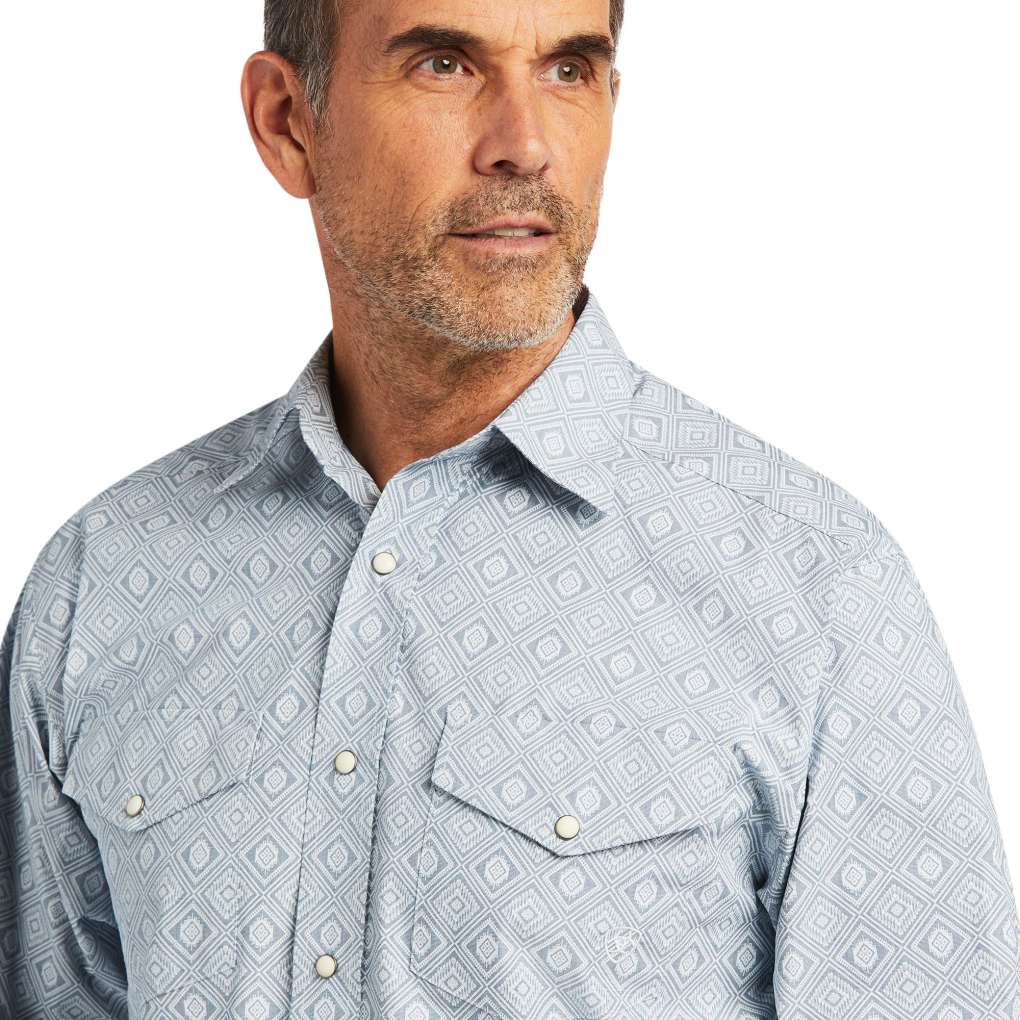 Ariat Mens Tobin Classic Shirt Skyfall