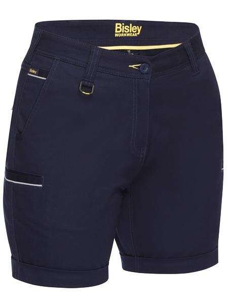 Bisley Ladies Short Stretch Cotton Mid Rise