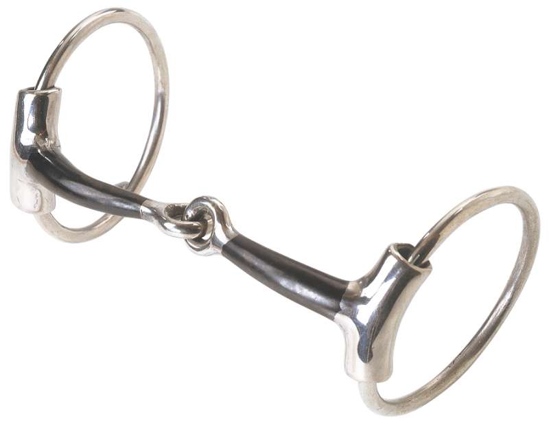 Tube Ring Sweet Iron Snaffle Bit Cob