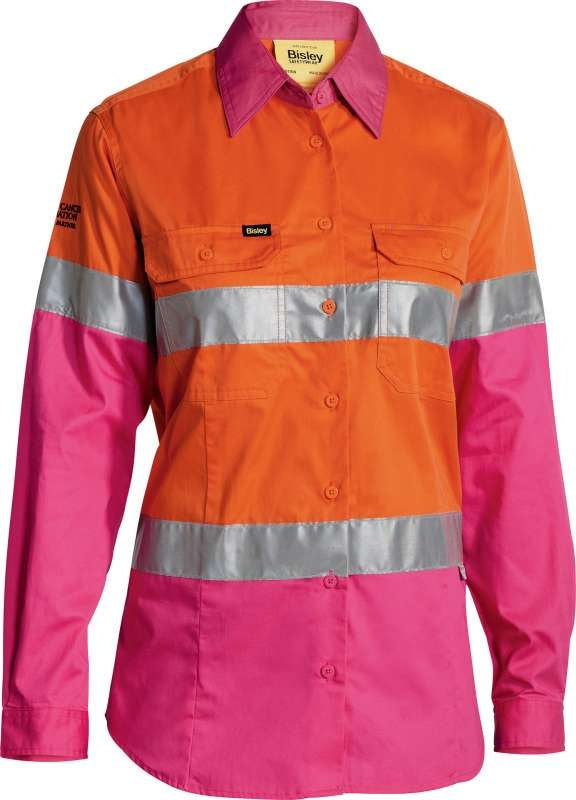 Bisley Ladies Hi Vis Tape Shirt Bl6696T