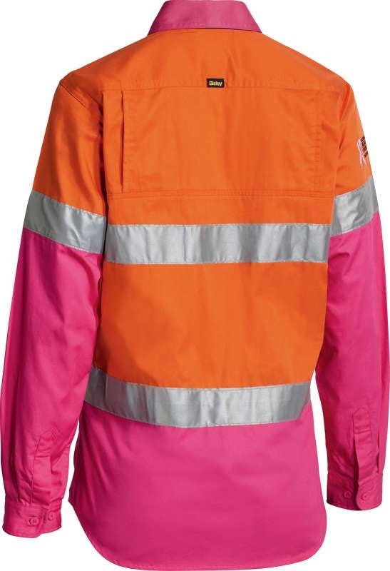 Bisley Ladies Hi Vis Tape Shirt Bl6696T
