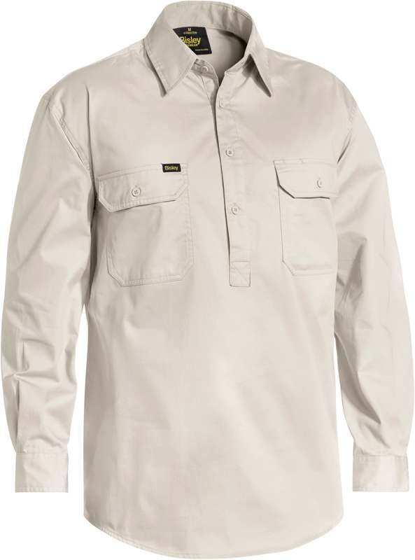 Bisley Closed Front Light Weight Drill Shirt Bsc6820