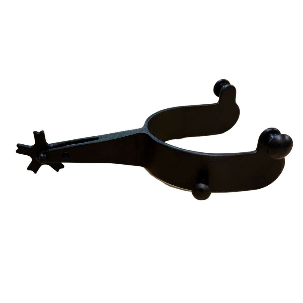 Bull Riding Spur Rels Cheyenne Rodeo Bull Riding Spurs Black Pair | The Top Saddlery