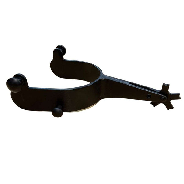 Bull Riding Spur Rels Cheyenne Rodeo Bull Riding Spurs Black Pair | The Top Saddlery