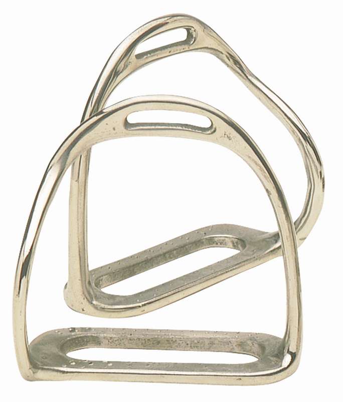 Stirrups Bent Leg Safety Chrome Plate Steel