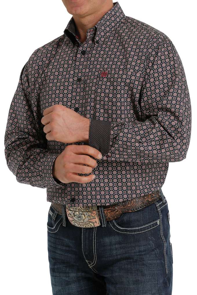 Cinch Mens Medallion Classic Fit Shirt