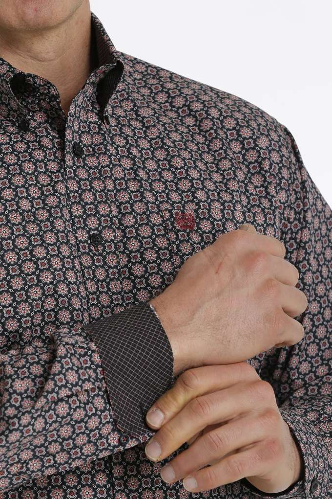 Cinch Mens Medallion Classic Fit Shirt