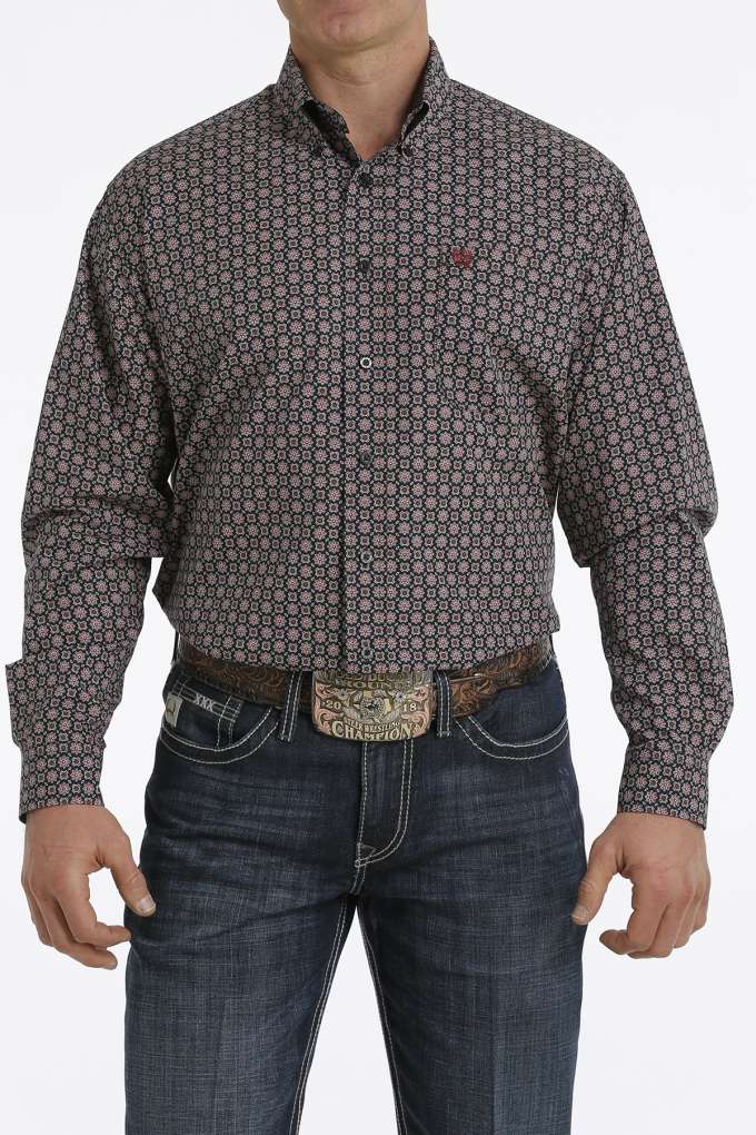 Cinch Mens Medallion Classic Fit Shirt