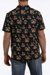 Cinch Mens Camp Tiki Short Sleeve Shirt