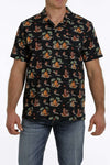 Cinch Mens Camp Tiki Short Sleeve Shirt