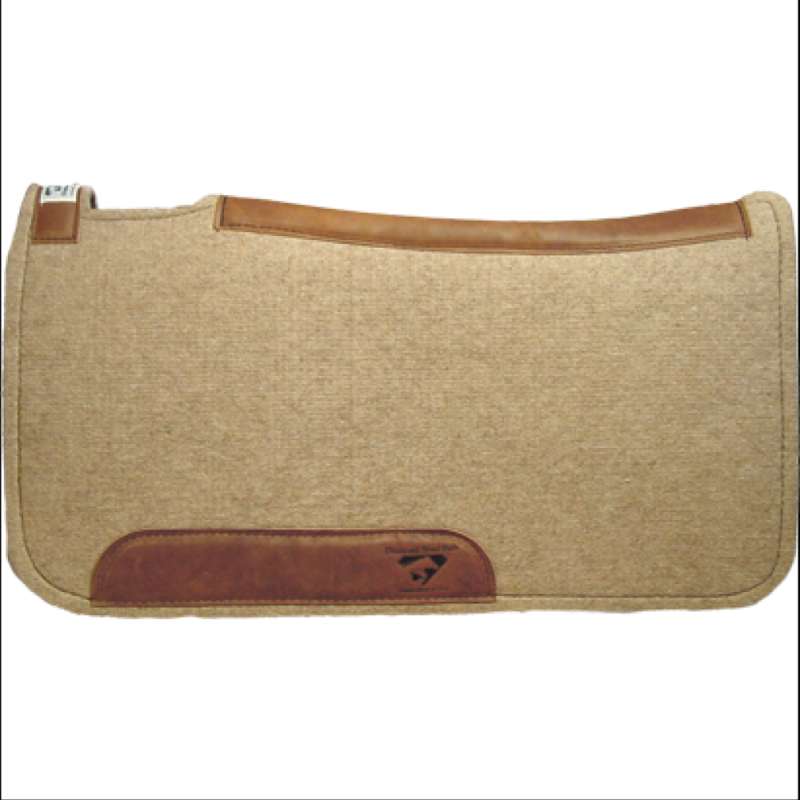 Diamond Wool Contoured Cowboy Pad 1/2 Inch 30X Square