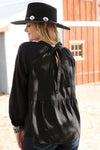 Cruel Girl Ladies Arrow Peasant Blouse