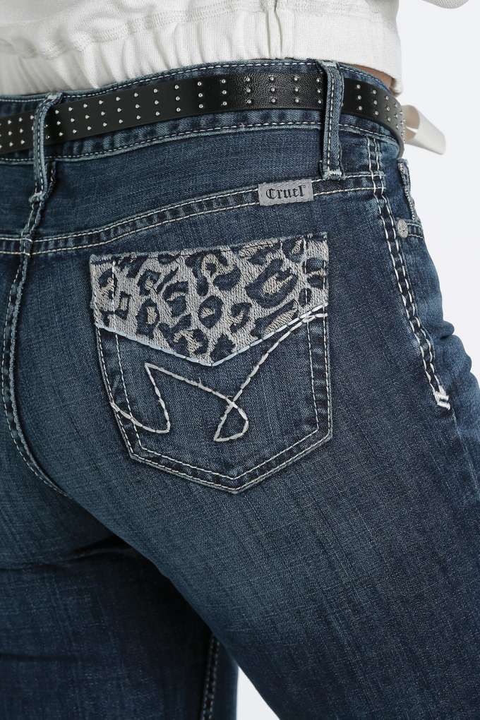 Cruel Girl Ladies Hannah Flare September Long Jeans