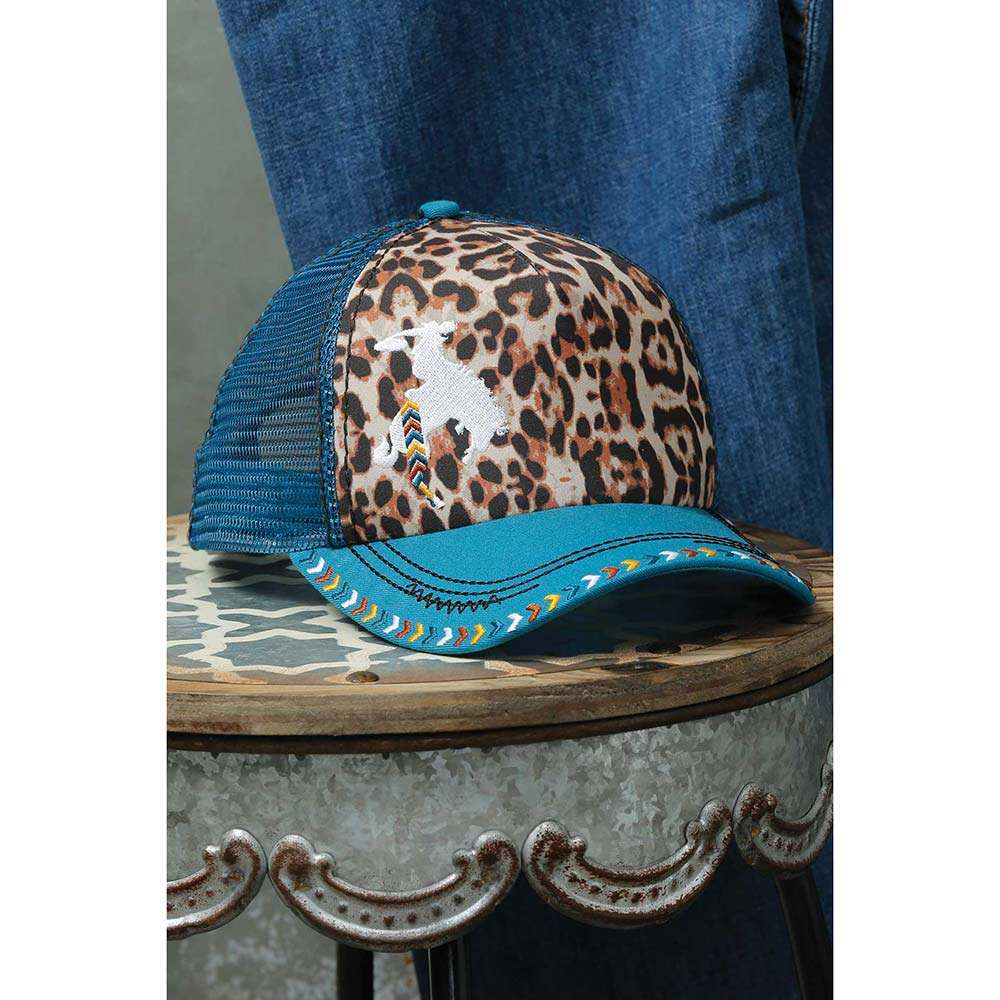 Cruel Girl Ladies Leopard Print Cap
