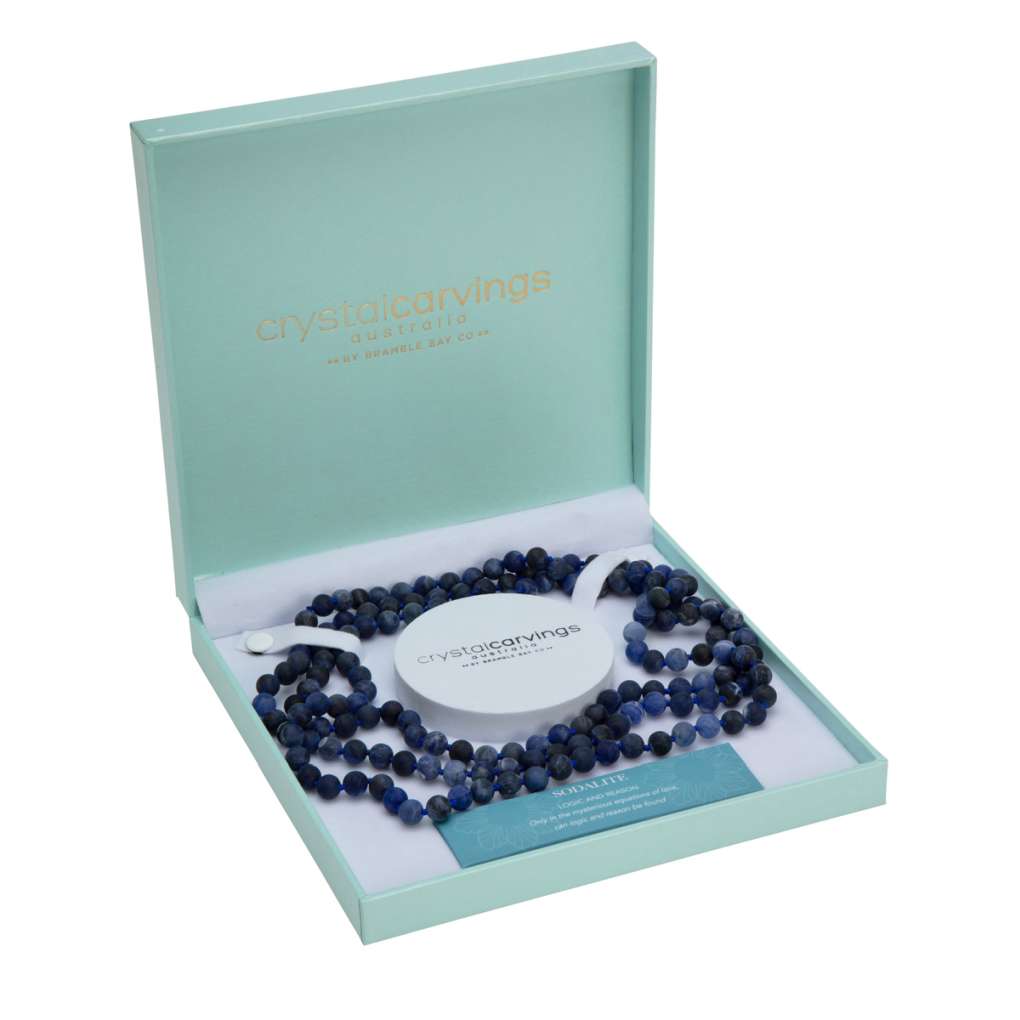 Crystal Carvings Naturals Necklace Sodalite