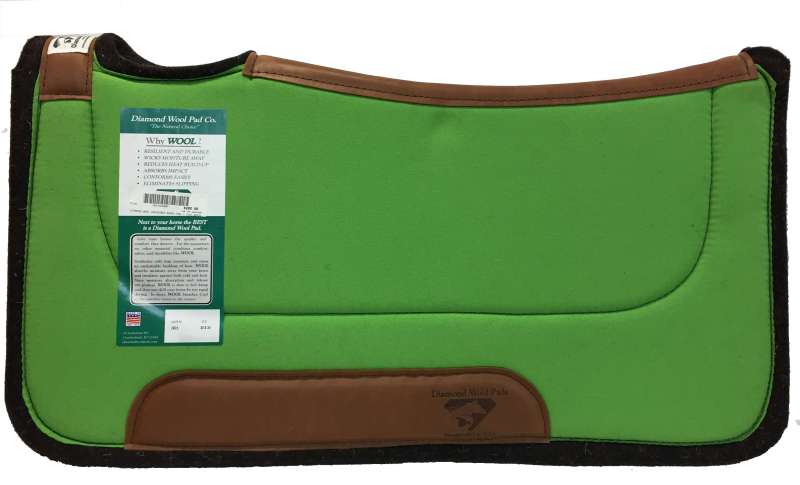 Diamond Wool Contoured Ranch Pad 1 Inch 30X30 Inch