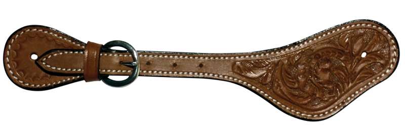 Spur Straps Texas Tack Floral Western