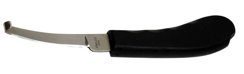 Hoof Knife Plastic Handle Narrow Right