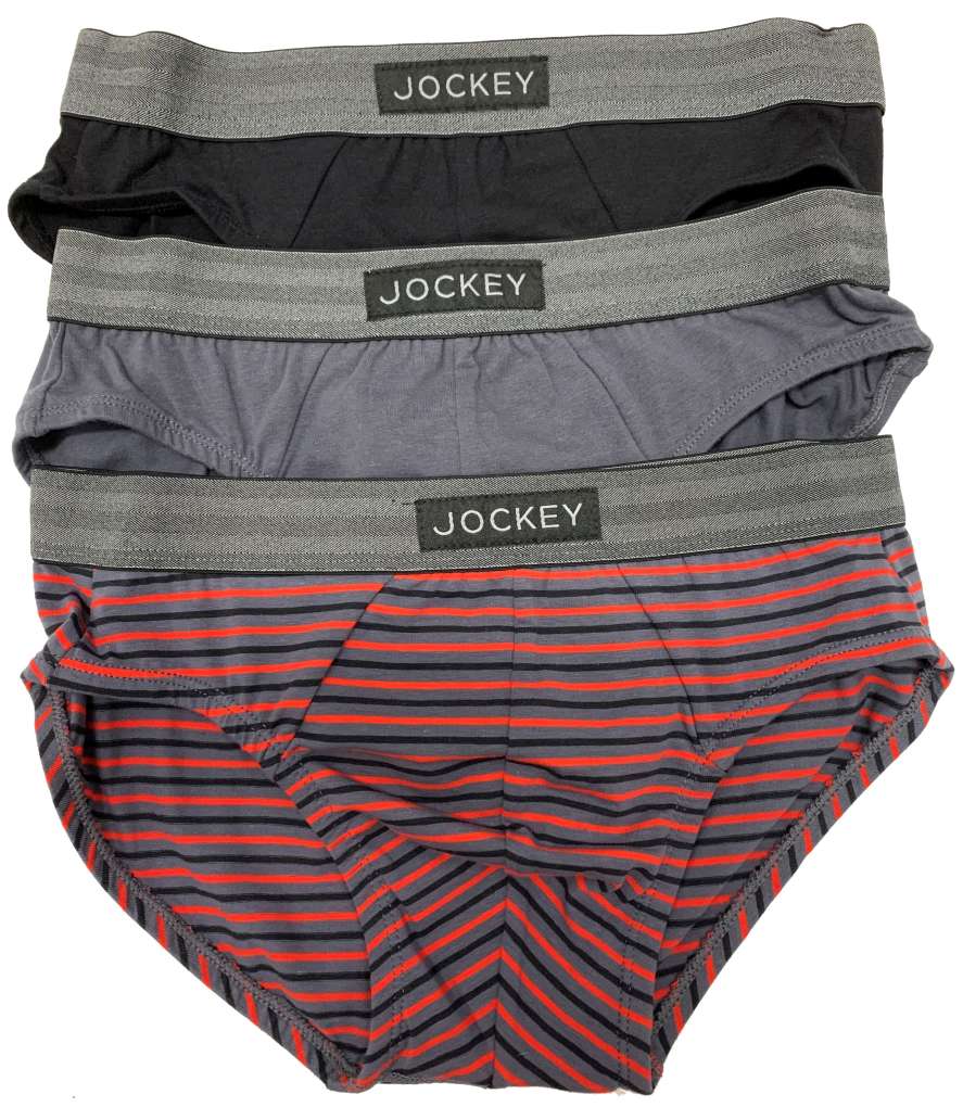 JOCKEY CLASSICS 3 PK BRIEFS ASSORTED STRIPES