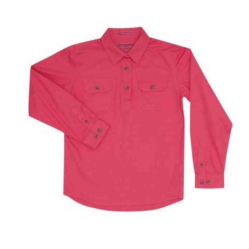JCA Girls Kenzie Work Shirt