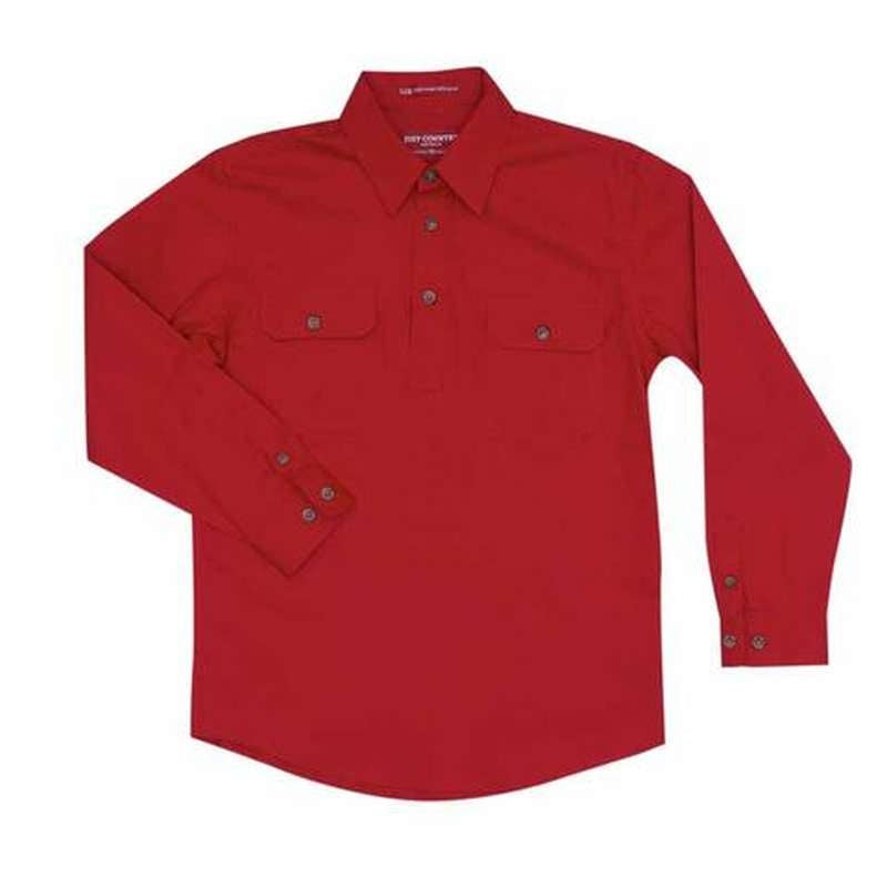 JCA Boys Lachlan Work Shirt