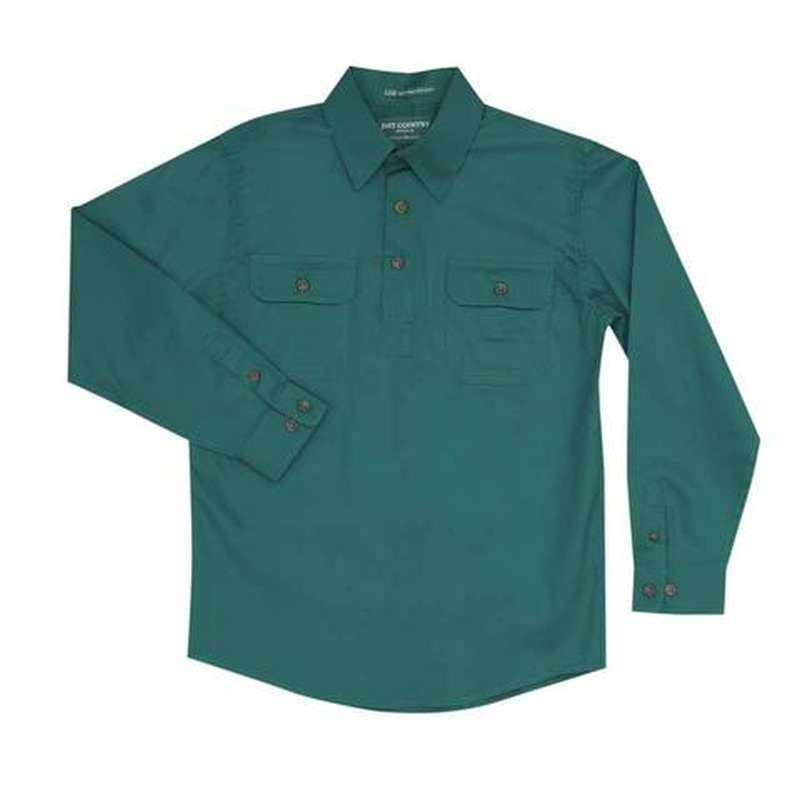 JCA Boys Lachlan Work Shirt