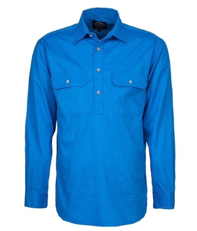 Ritemate Pilbara Mens Closed Front L/W Shirt