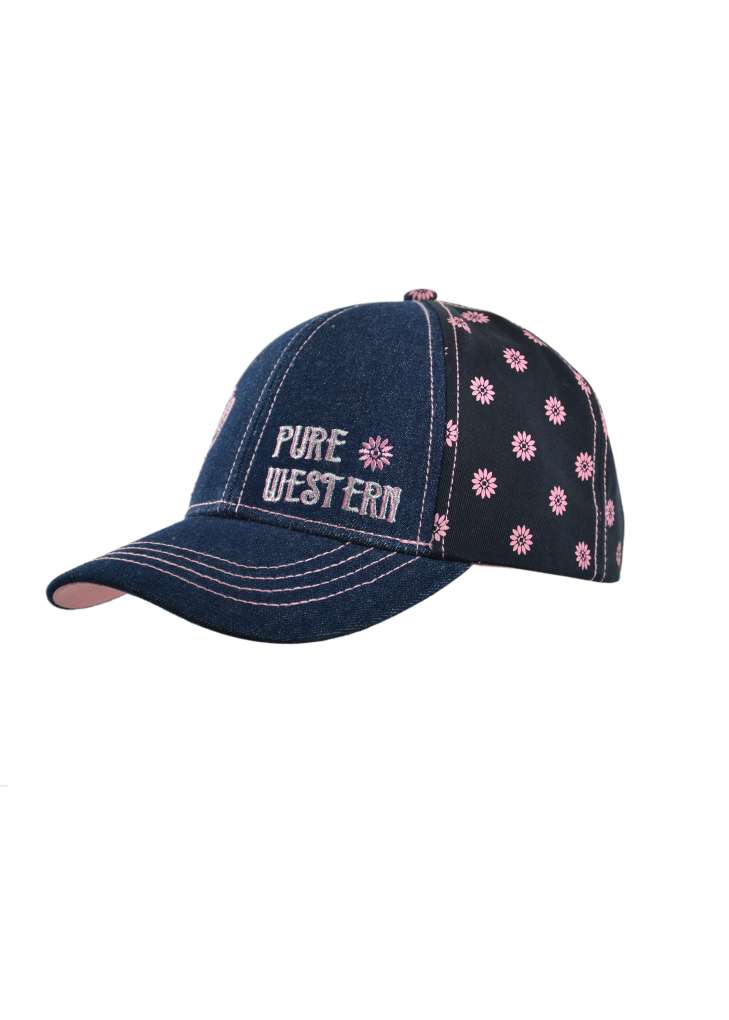 Pure Western Kids Cactus Flower Cap
