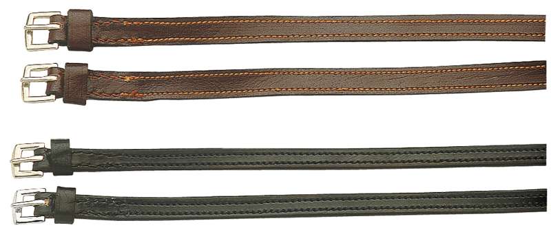 Spur Straps English Style 1/2 Inch Black