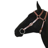Tanami Barcoo Extended Bridle Head 7/8Inch Leather Brass