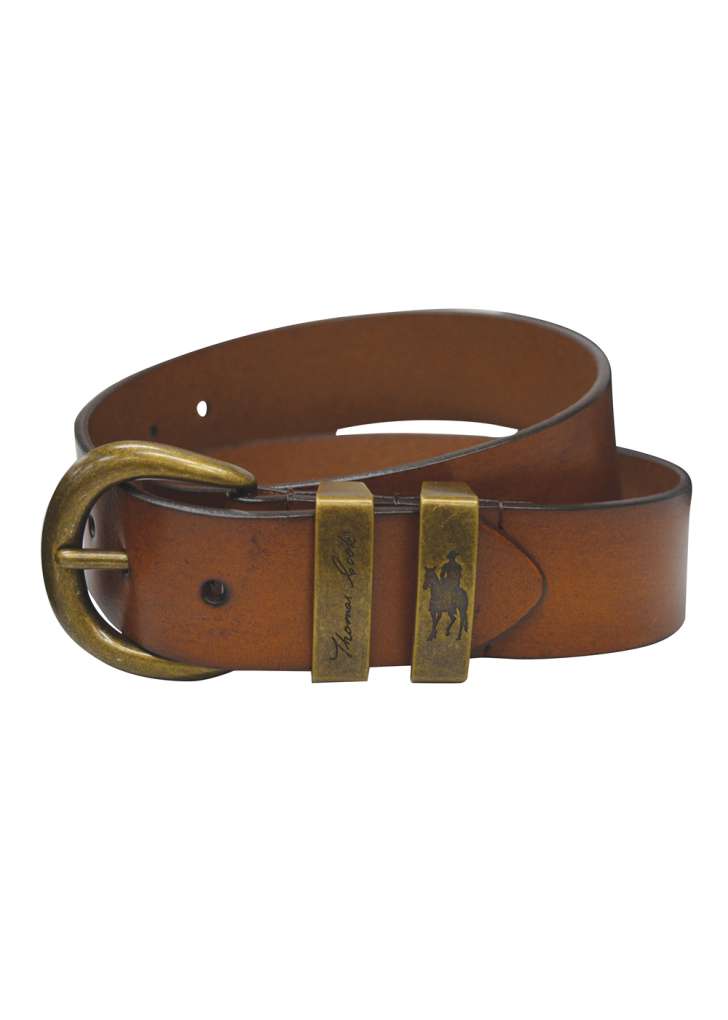 Thomas Cook Brass Twin Keeper Belt