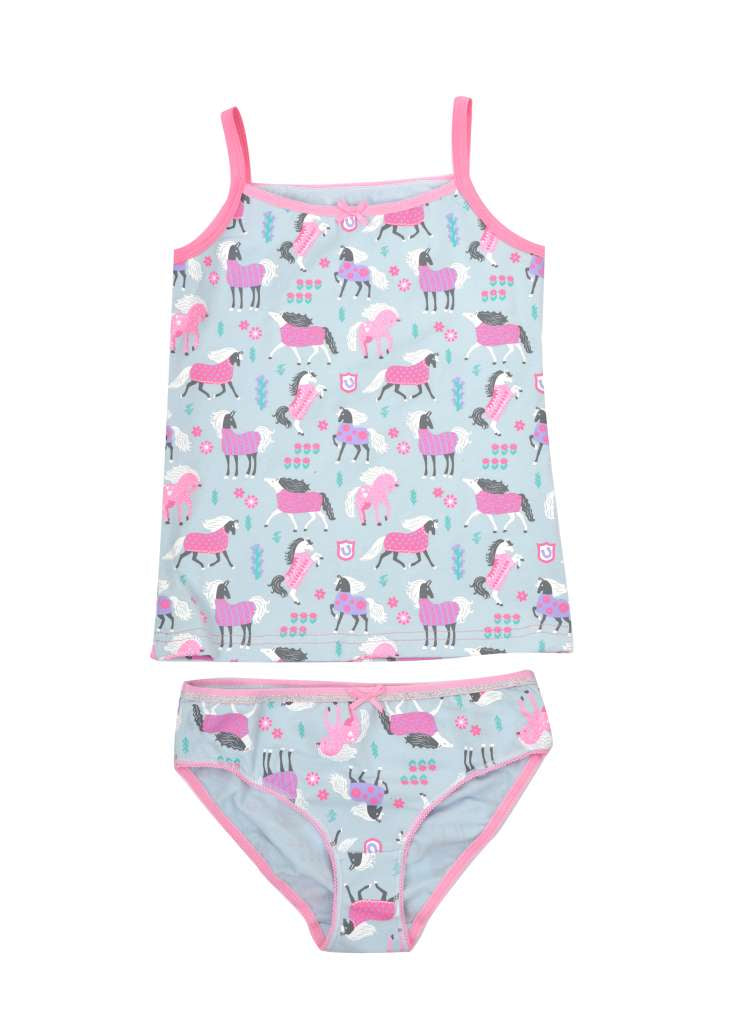 Thomas Cook Girls Horse Singlet & Undies
