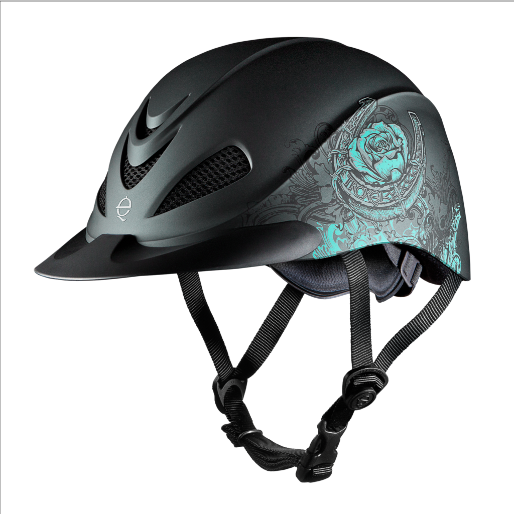 Troxel Helmet Rebel Turquoise Rose